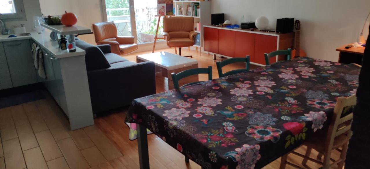 Chambre Chez L'Habitant A 5 Minutes Du Metro Ivry-sur-Seine Luaran gambar