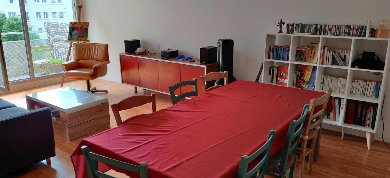 Chambre Chez L'Habitant A 5 Minutes Du Metro Ivry-sur-Seine Luaran gambar
